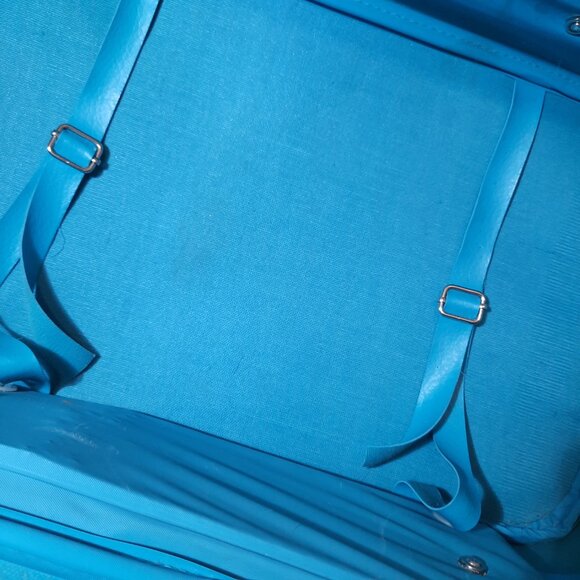 Vintage I heart love Grama kids Soft Suitcase Just Visiting Blue luggage Grandma - Picture 16 of 16